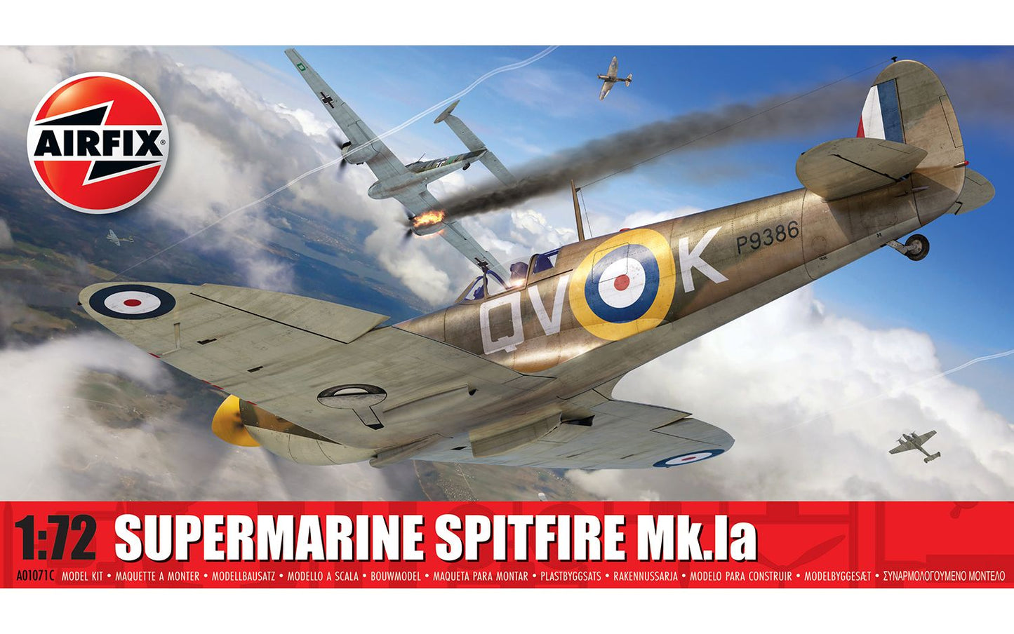 Airfix 2024 Release 1/72nd scale Supermarine Spitfire Mk.Ia