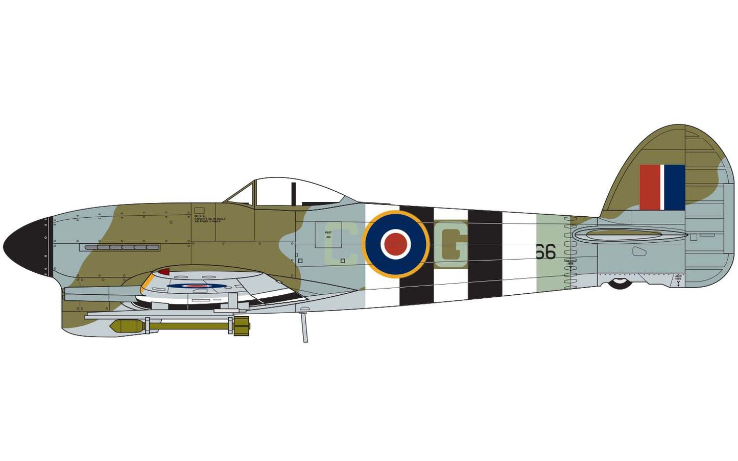 Airfix 1/72nd Scale Hawker Typhoon Mk.IB