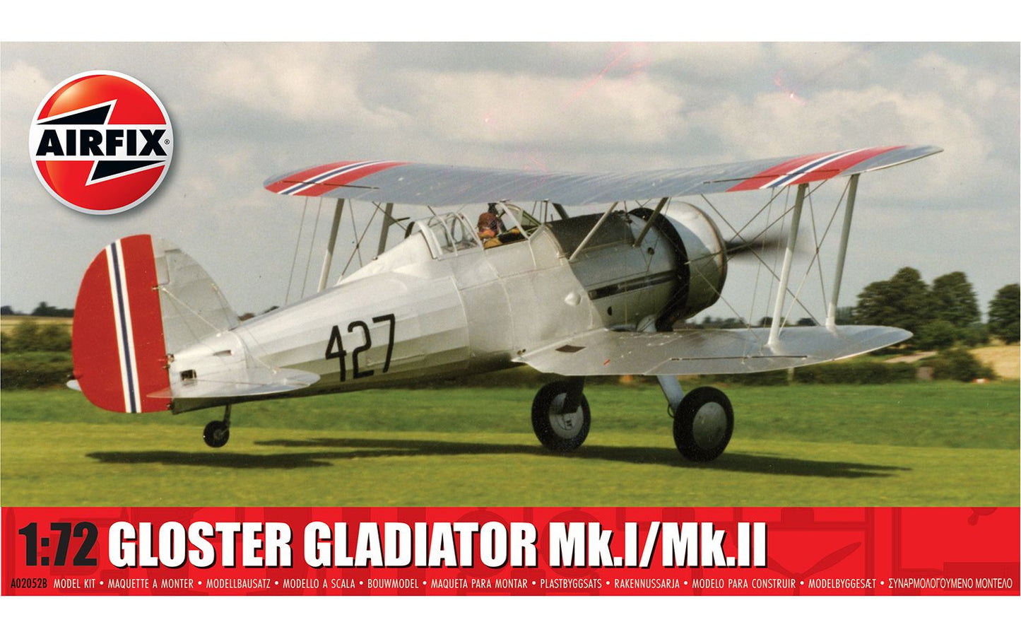 Airfix 2024 Release 1/72nd scale Gloster Gladiator Mk.I/Mk.II PreOrd