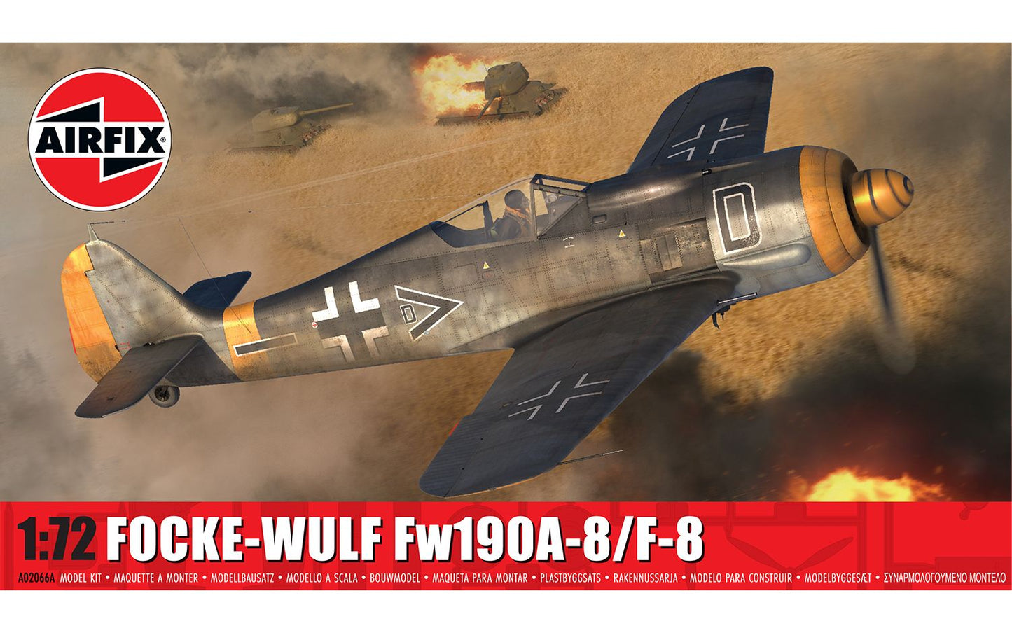 Airfix 2024 Release 1/72nd scale Focke-Wulf Fw190A-8/F-8
