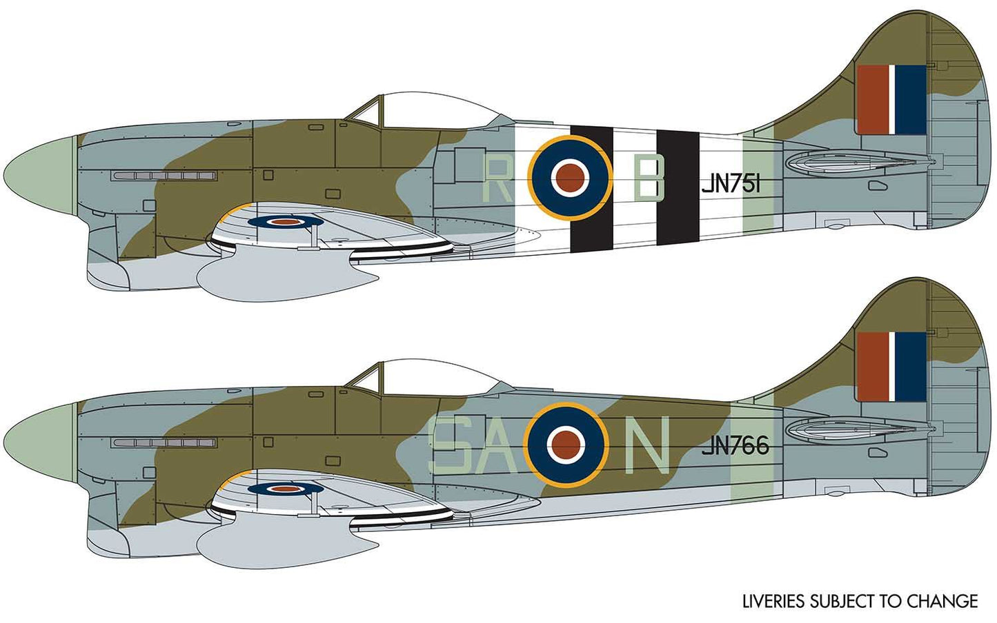 Airfix 1/72nd Scale Hawker Tempest Mk.V