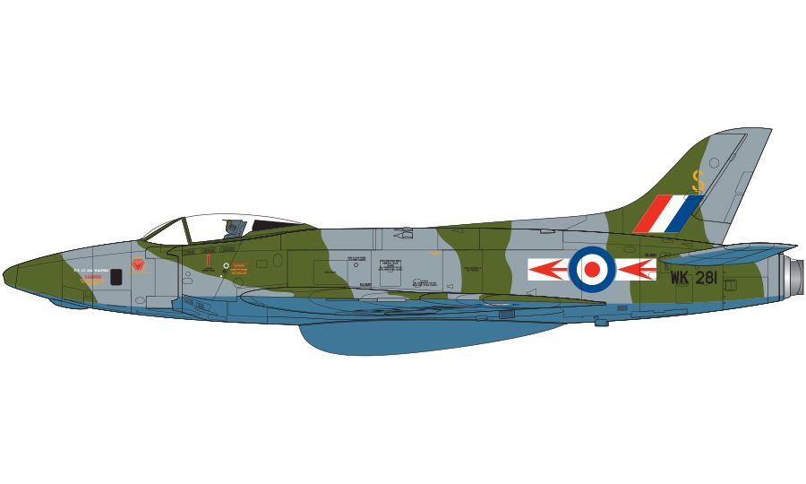 Airfix 2024 Release 1/72nd scale Supermarine Swift FR.5
