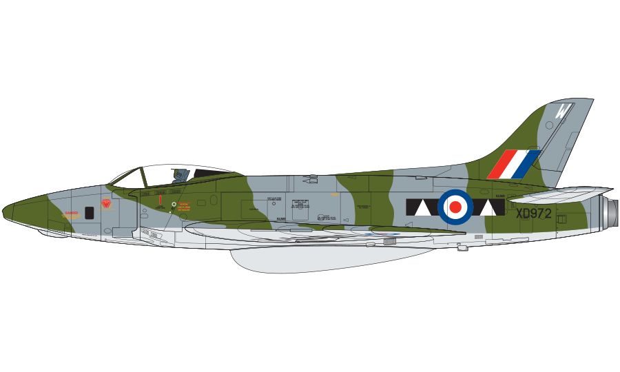 Airfix 2024 Release 1/72nd scale Supermarine Swift FR.5