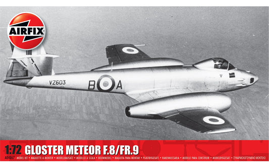 Airfix 2024 Release 1/72nd scale Gloster Meteor F.8/FR.9 - PreOrder