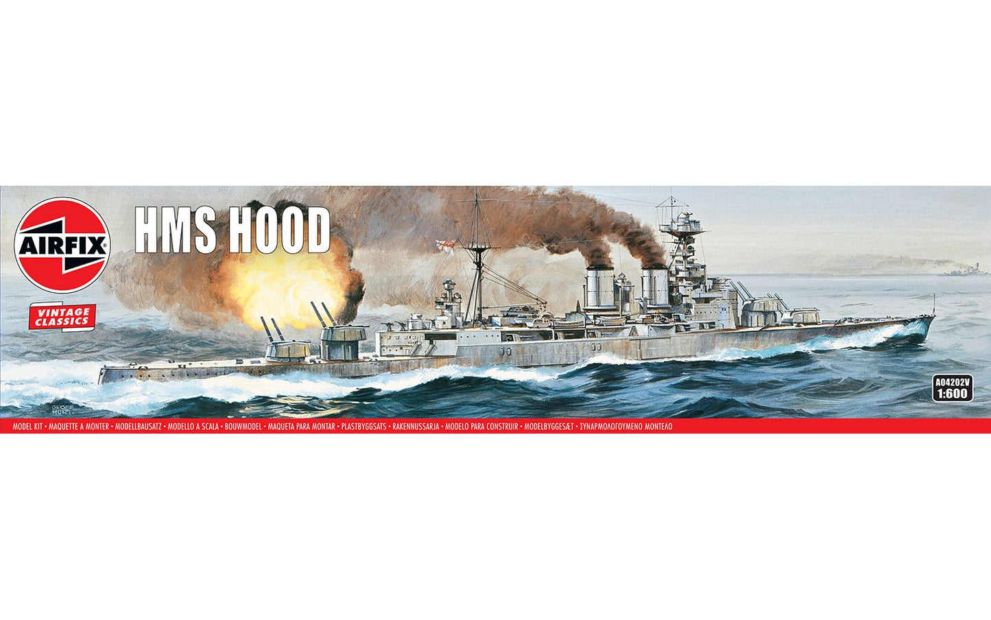 Airfix Vintage Classic 1/600th scale - HMS Hood