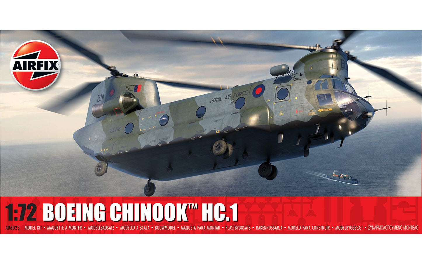 Airfix 2024 Release Boeing Chinook HC.1 1/72nd scale