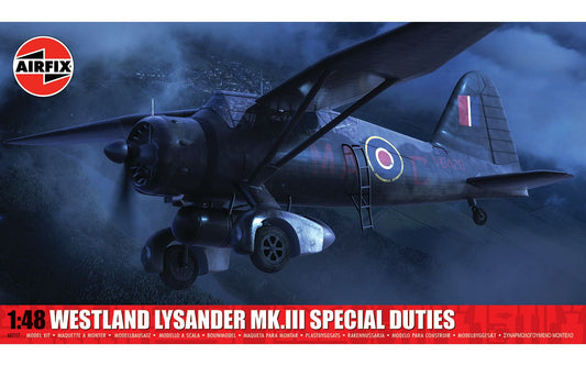 Airfix 1/48th scale British Westland Lysander Mk.III Special Duties PREORDER