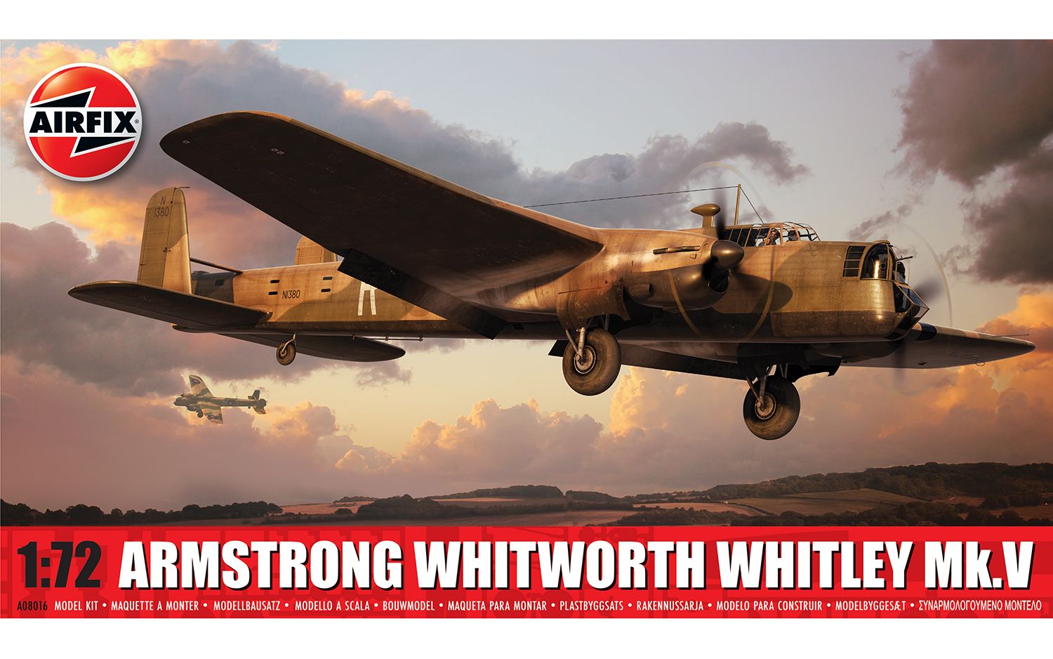Airfix 2024 Release Armstrong Whitworth Whitley Mk.V 1/72nd scale ...