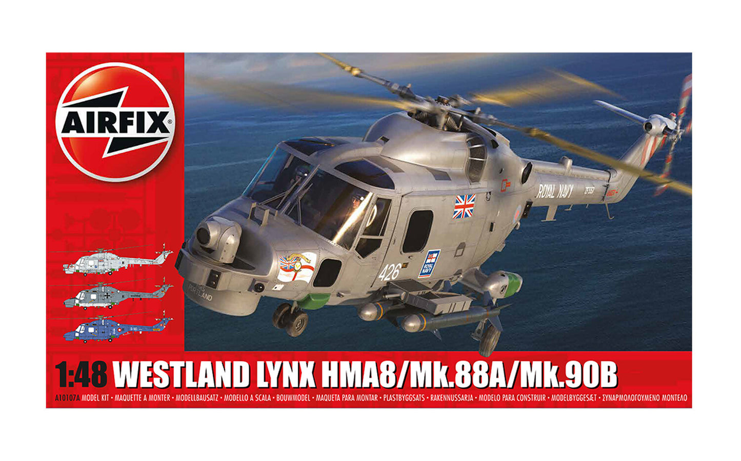 Airfix 1/48th scale Westland Lynx HMA8/Mk.88A/Mk.90B