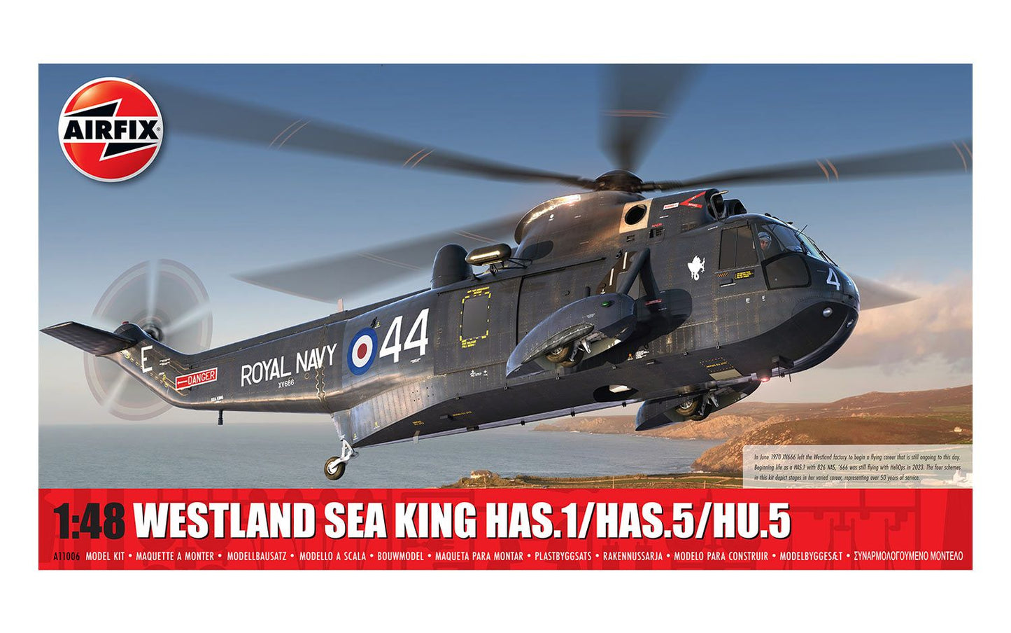Airfix 1/48th scale Westland Sea King HAS.1/HAS.5/HU.5