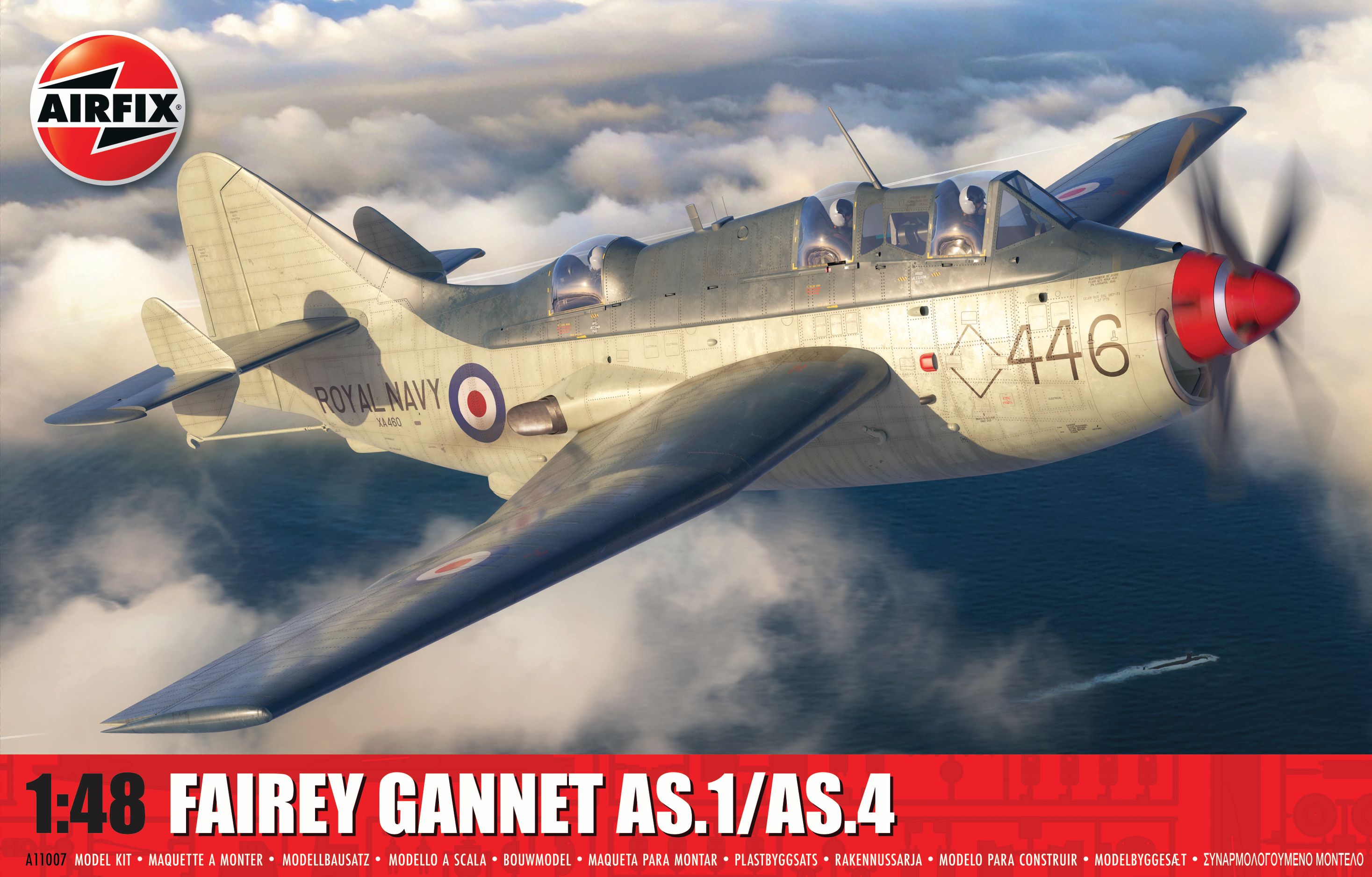 Airfix 1/48th scale Fairey Gannet AS.1/AS.4 – Mann's Model Moments