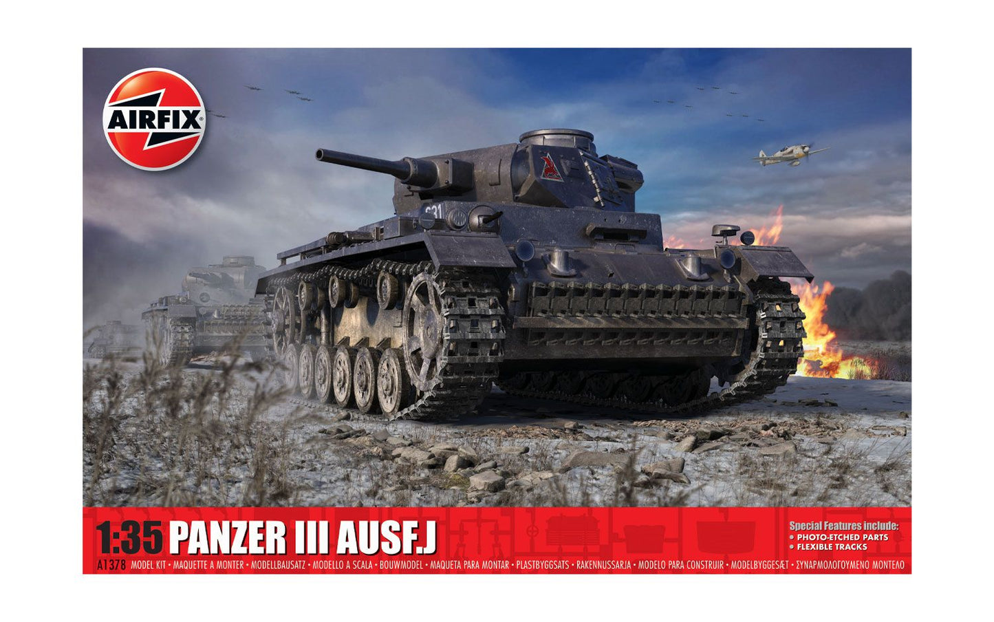 Airfix 1/35th scale Panzer III Ausf J