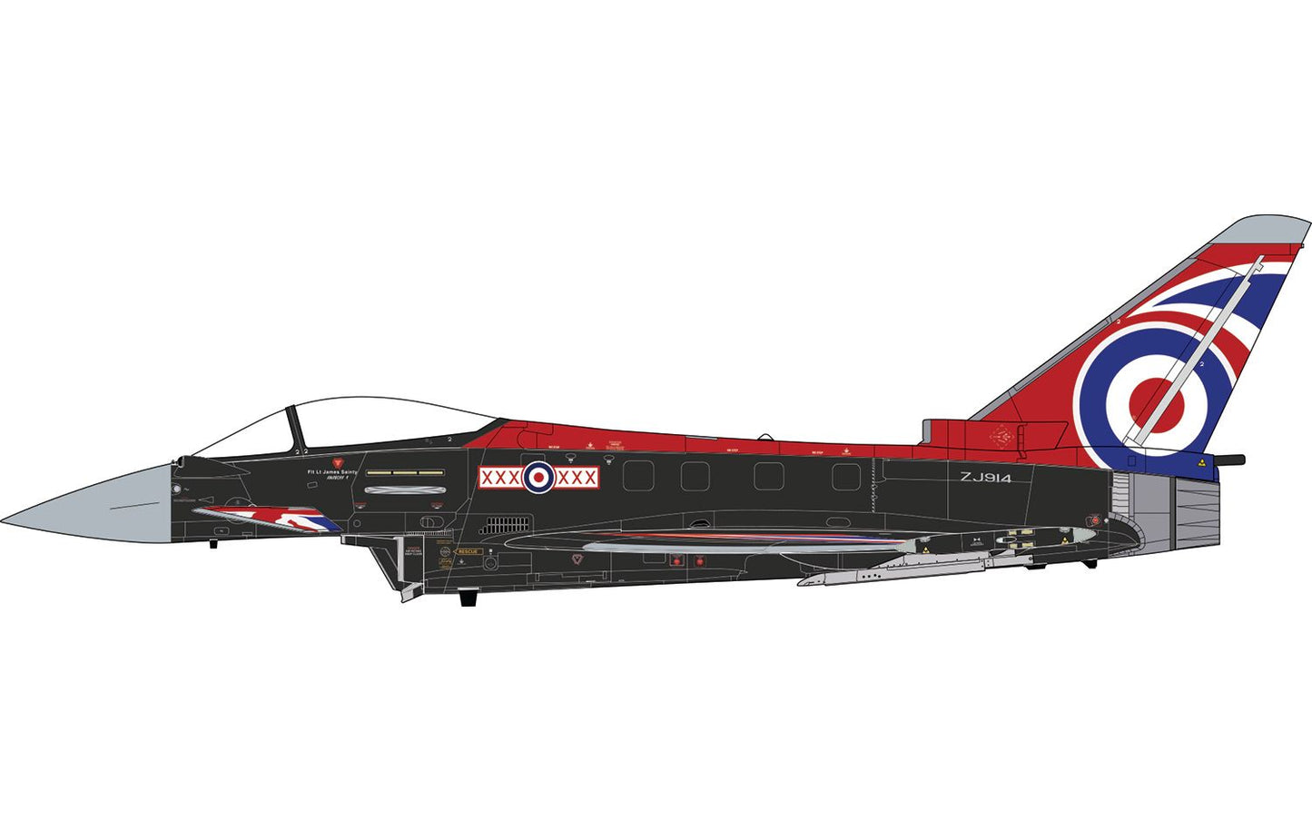 Airfix  1/72nd scale Eurofighter Typhoon FGR.4 "Blackjack" & Shorts Tucano T.1 - Twin Pack