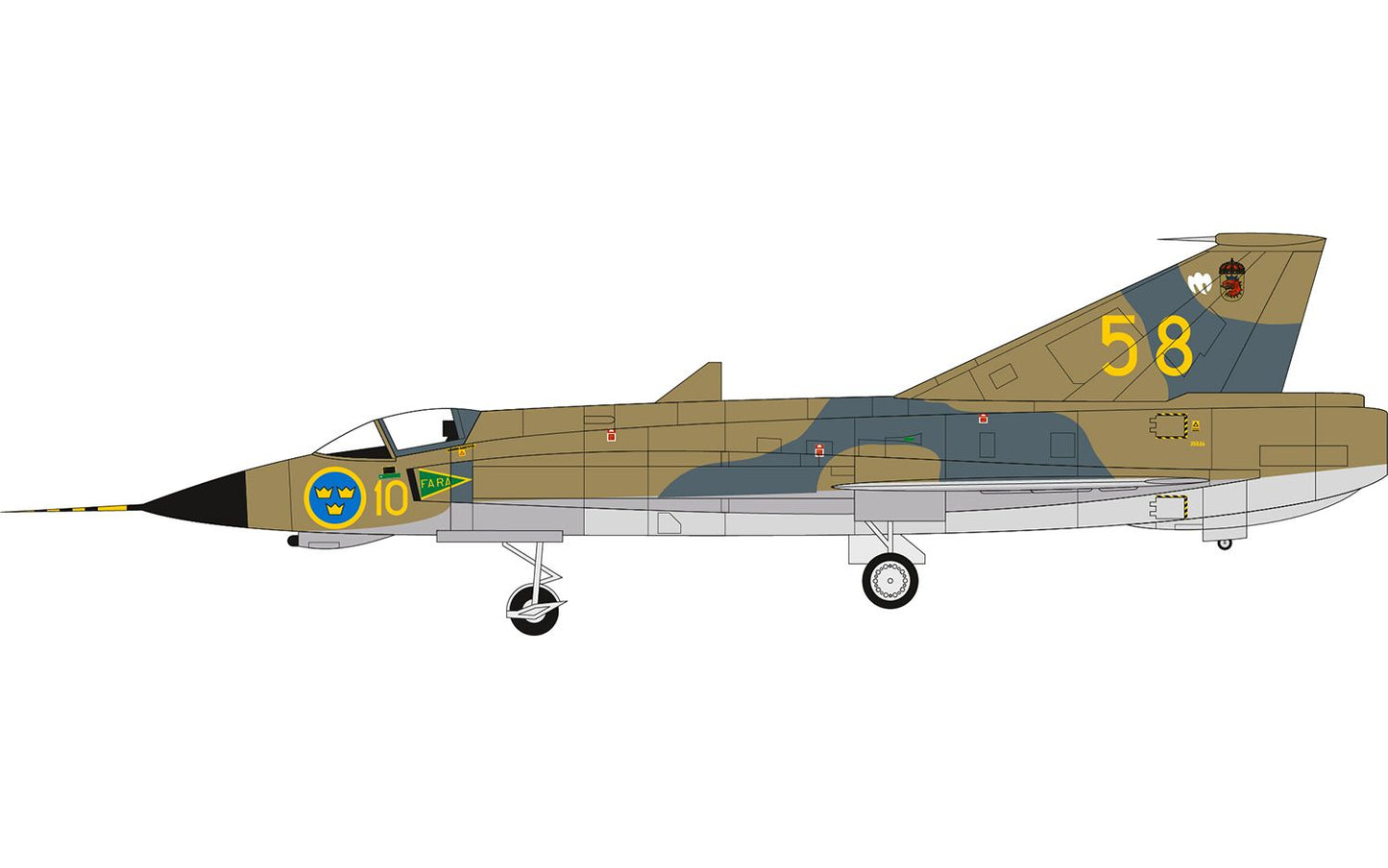 Airfix Swedish Air Force 100th Anniversary Set 1/72nd scale PREORDER
