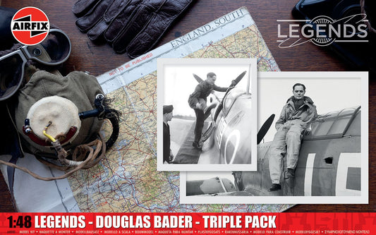 Airfix Legends - Douglas Bader - Triple Pack 1/48th scale PREORDER