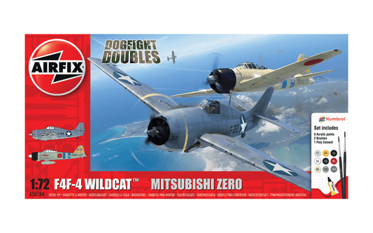 Airfix 1/72nd scale Dogfight Doubles - F4F-4 Wildcat & Mitsubishi Zero