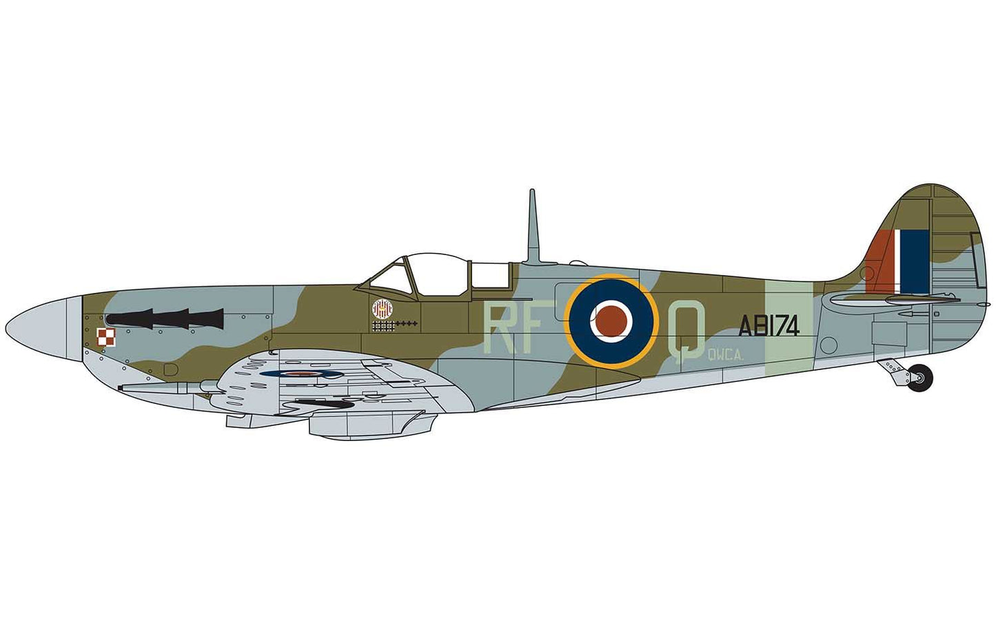 Airfix 1/72nd Scale Supermarine Spitfire Mk.Vc Starter Set