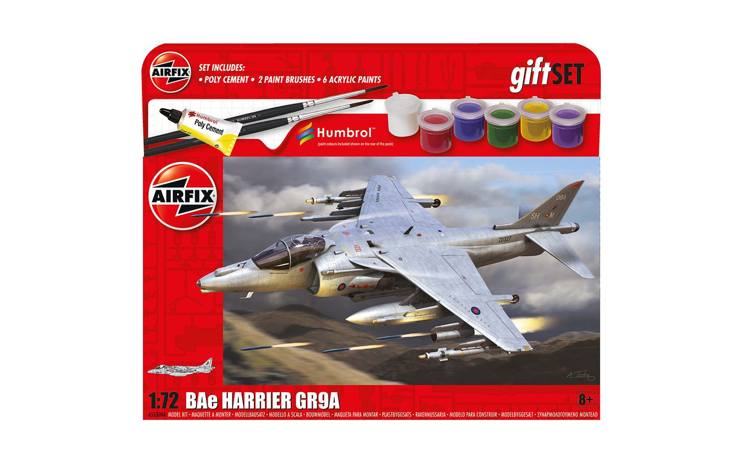 Airfix 1/72nd scale BAe Harrier GR.9A Gift Set