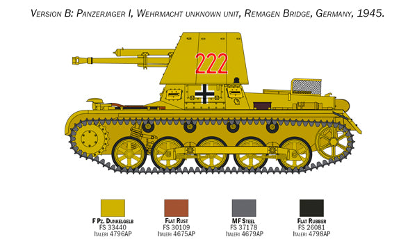 Italeri 1/35th scale Panzerjager IC