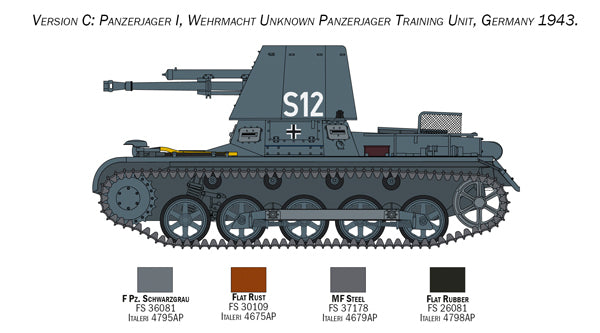 Italeri 1/35th scale Panzerjager IC