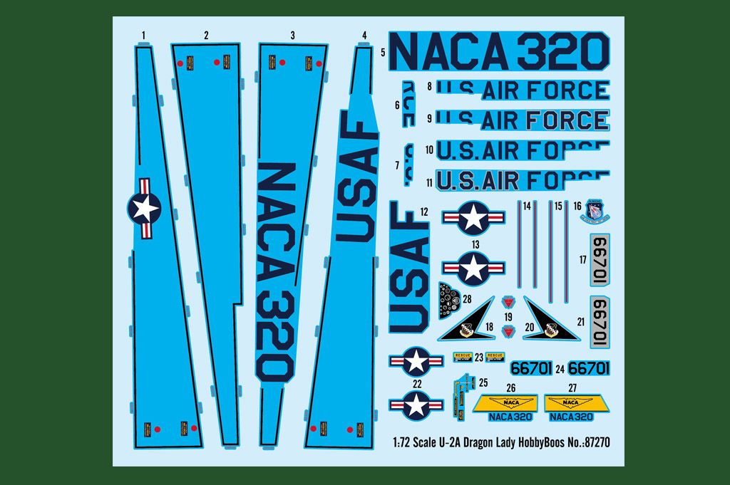 HobbyBoss 1/72nd scale U-2A Dragon Lady
