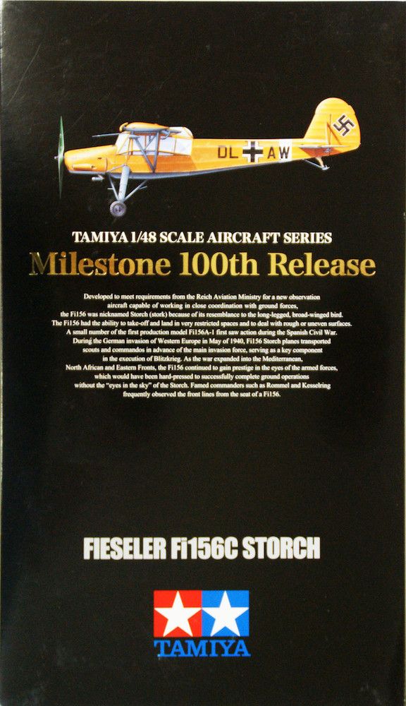 Tamiya 1/48th scale Fiesler Fi 156C Storch - Milestone Release