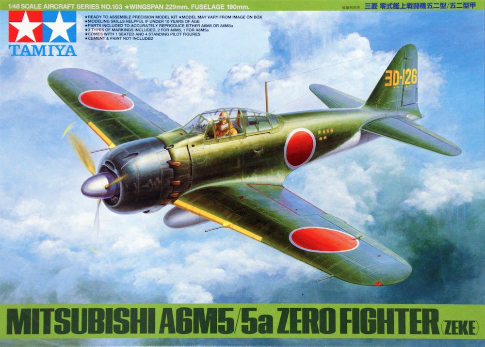 Tamiya 1/48th scale Mitsubishi A6M5/5A Zero (Zeke)