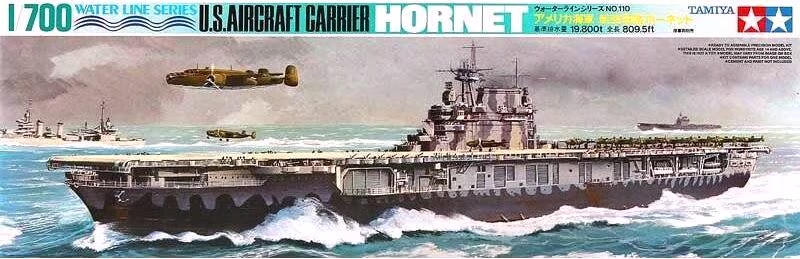 Tamiya 1/700th scale - USS Hornet Aircraft Carrier (CV-8)