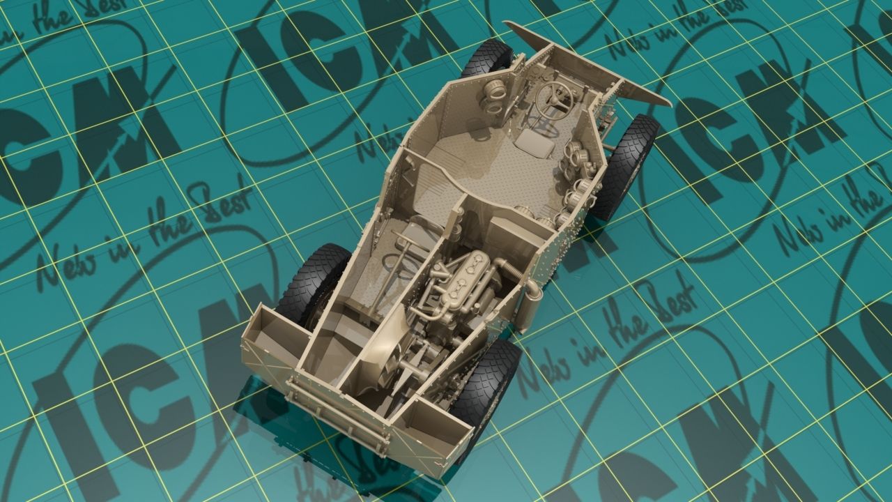 ICM 1/35th scale Panhard 178 AMD-35