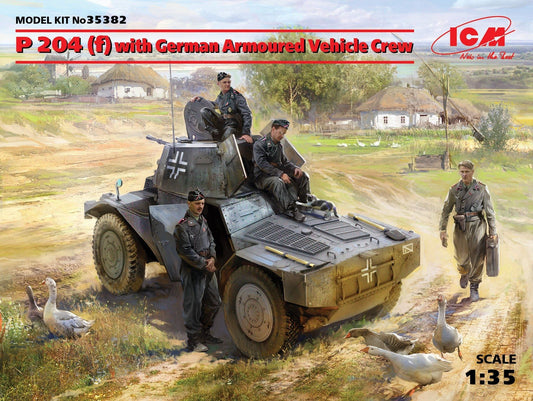 ICM 1/35th scale P 204 (f) with German Arnoured Vehicle crew