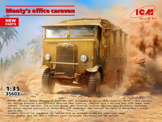 ICM 1/35th scale Monty's Office Caravan