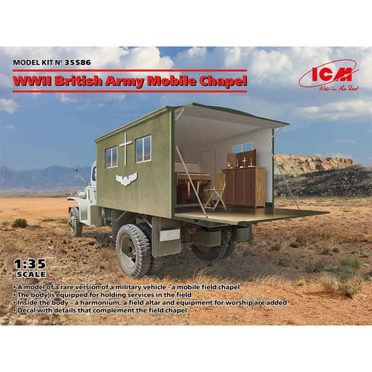 ICM 1/35th scale WWII British Army Mobile Chapel