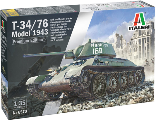 Italeri 1/35th scale T-34/76 Premium Edition