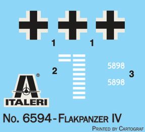 Italeri 1/35th scale Flakpanzer IV Ostwind