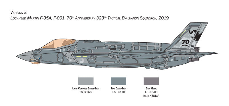 Italeri 1/48th scale F-35A Lightning II "Beast Mode"