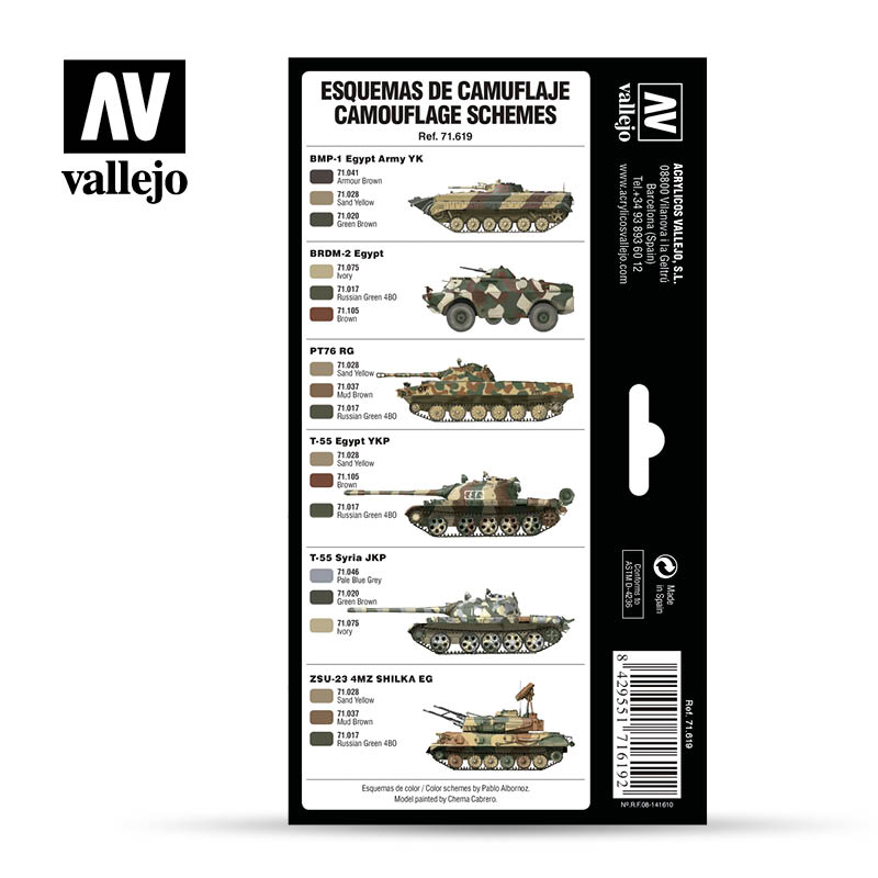 Vallejo Model Air Set - Middle East Wars (1967-Present)
