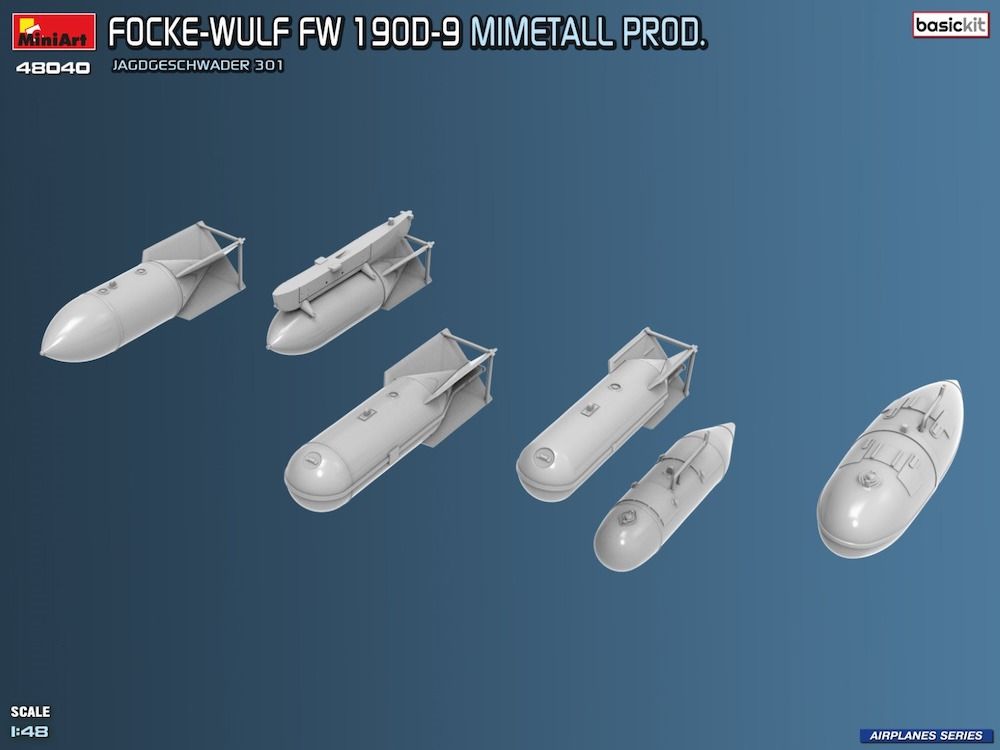 Miniart 1/48th scale Focke-Wulf Fw 190D-9 Mimetall Prod.