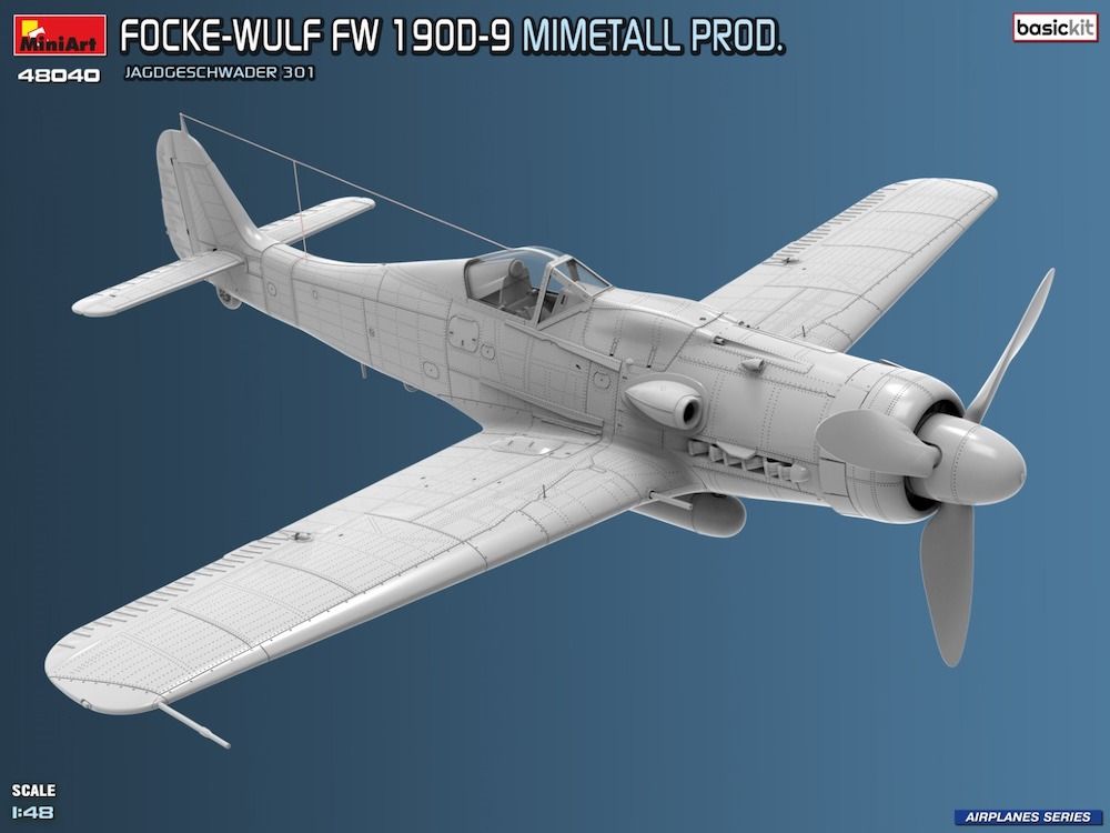 Miniart 1/48th scale Focke-Wulf Fw 190D-9 Mimetall Prod.