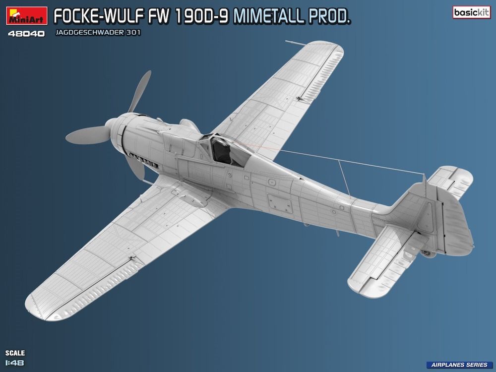 Miniart 1/48th scale Focke-Wulf Fw 190D-9 Mimetall Prod.