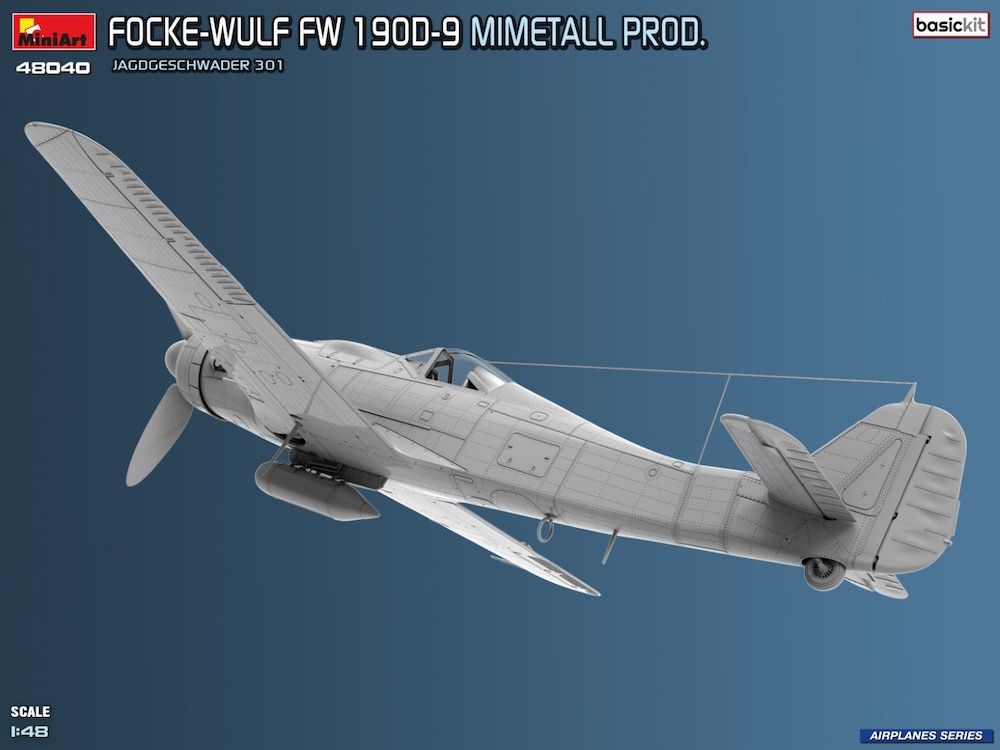 Miniart 1/48th scale Focke-Wulf Fw 190D-9 Mimetall Prod.