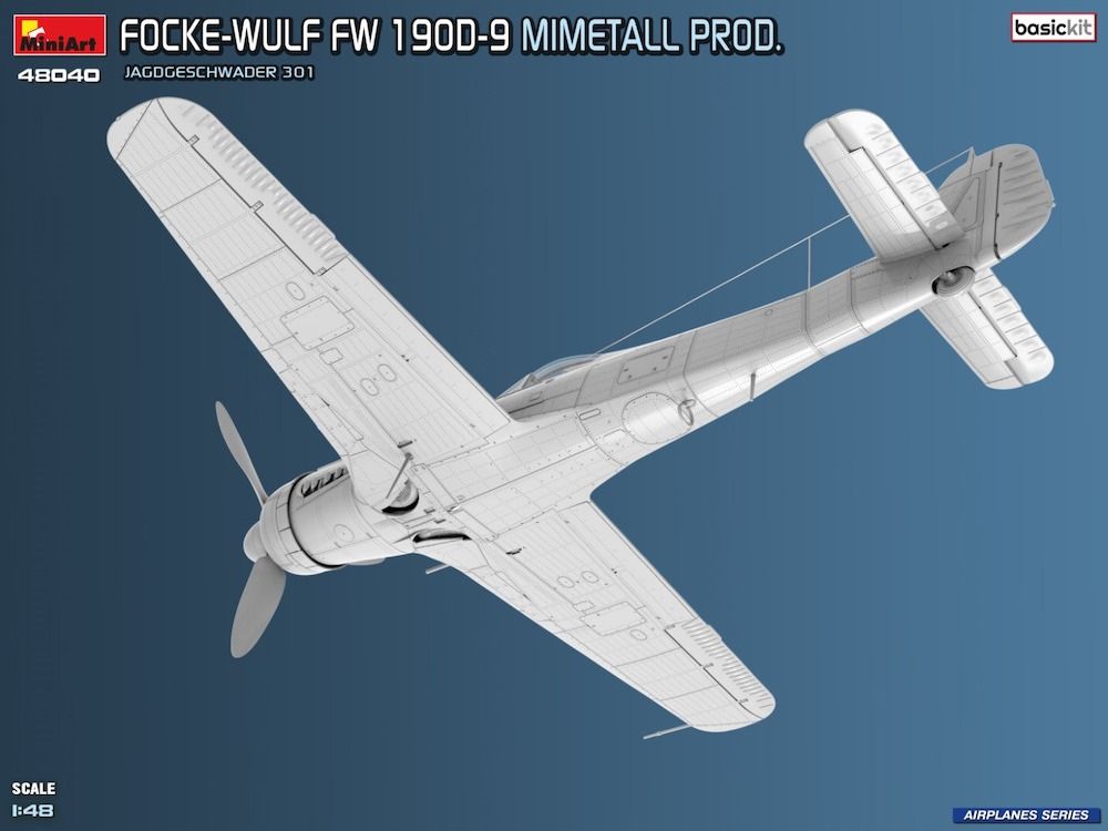 Miniart 1/48th scale Focke-Wulf Fw 190D-9 Mimetall Prod.