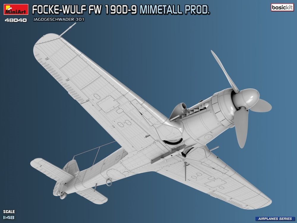 Miniart 1/48th scale Focke-Wulf Fw 190D-9 Mimetall Prod.