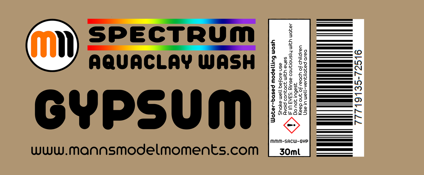 MMM AquaClay Wash, 30ml, Gypsum