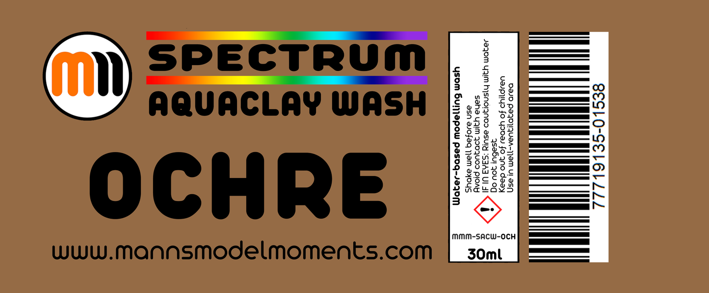 MMM AquaClay Wash, 30ml, Ochre