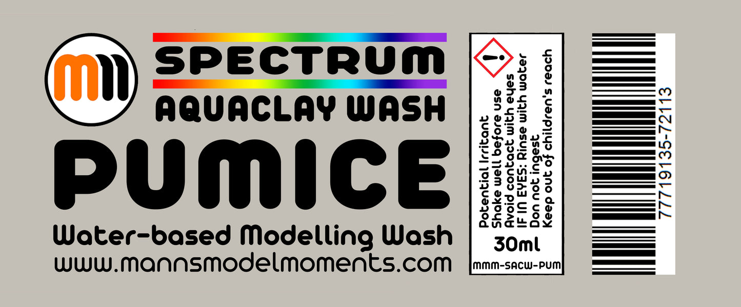 Complete Set of 15 MMM 30ml AquaClay Washes