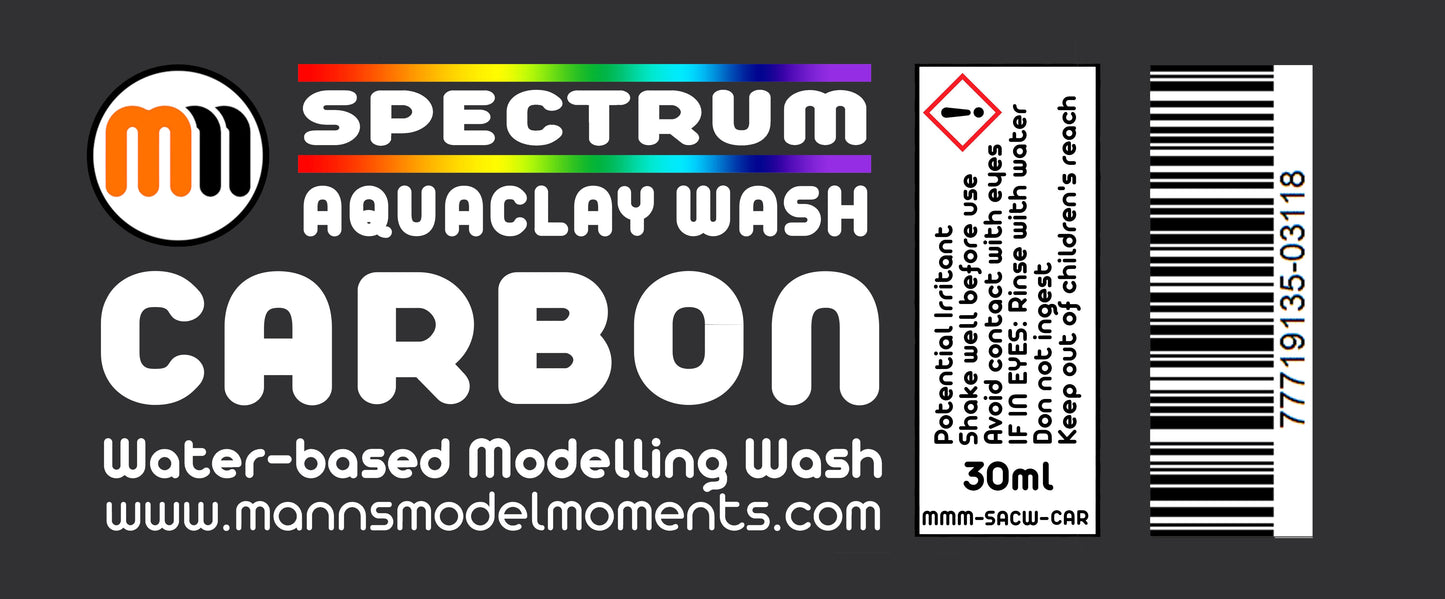 Complete Set of 15 MMM 30ml AquaClay Washes