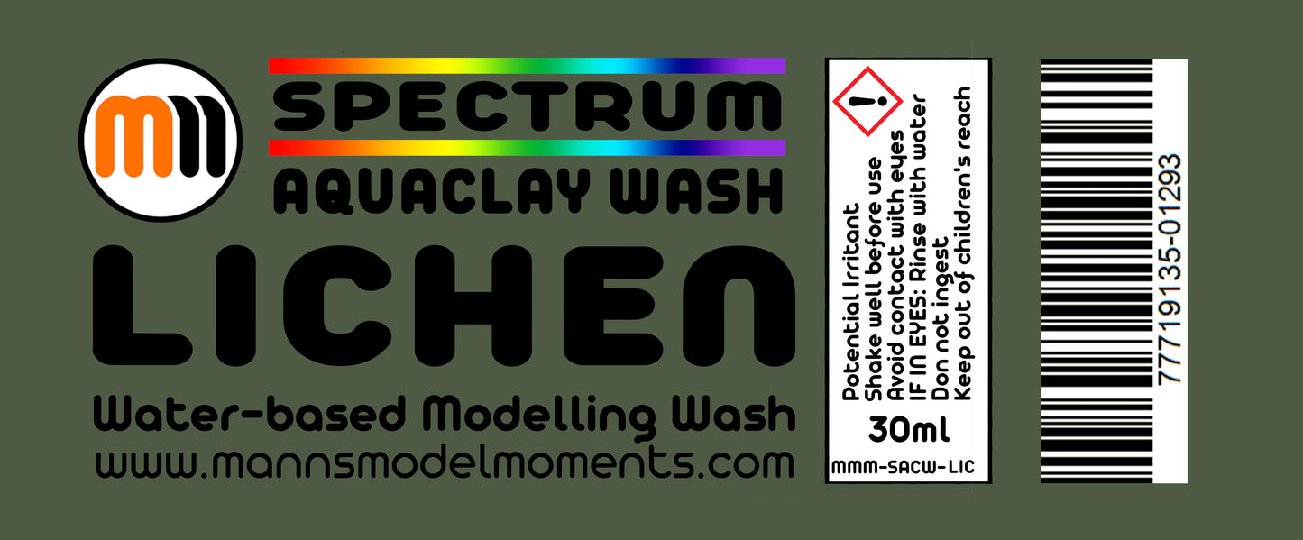 Complete Set of 15 MMM 30ml AquaClay Washes