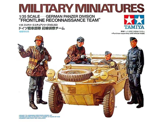Tamiya 1/35th scale German Panzer Division Frontline Reconnaissance Team