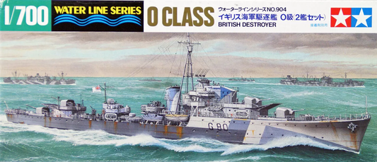 Tamiya 1/700th scale - 2 models - British O Class Destroyer