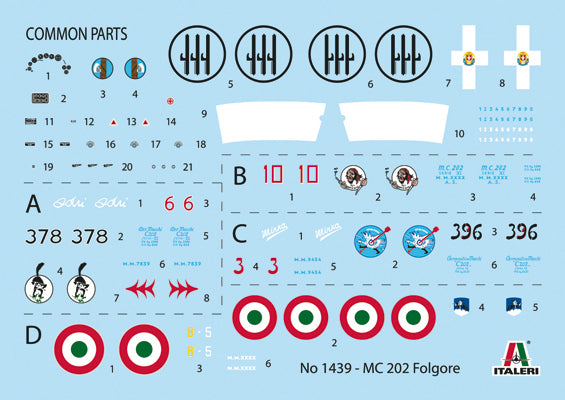 Italeri 1/72nd scale MC.202 Folgore